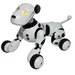 Robot Catel interactiv iUni Smart-Dog vorbitor, telecomanda, Alb