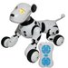 Robot Catel interactiv iUni Smart-Dog vorbitor, telecomanda, Alb